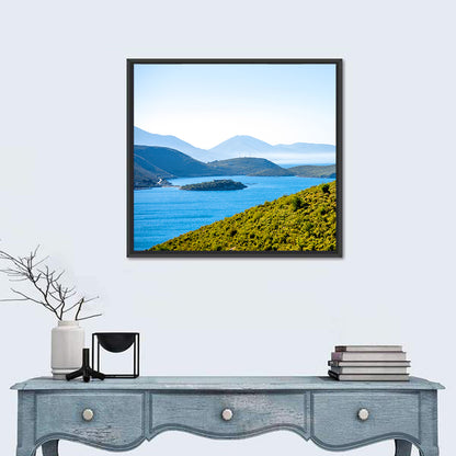 Porto Palermo Bay with Ali Pasha Castle Wall Art