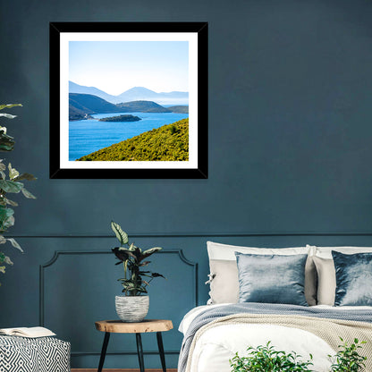 Porto Palermo Bay with Ali Pasha Castle Wall Art