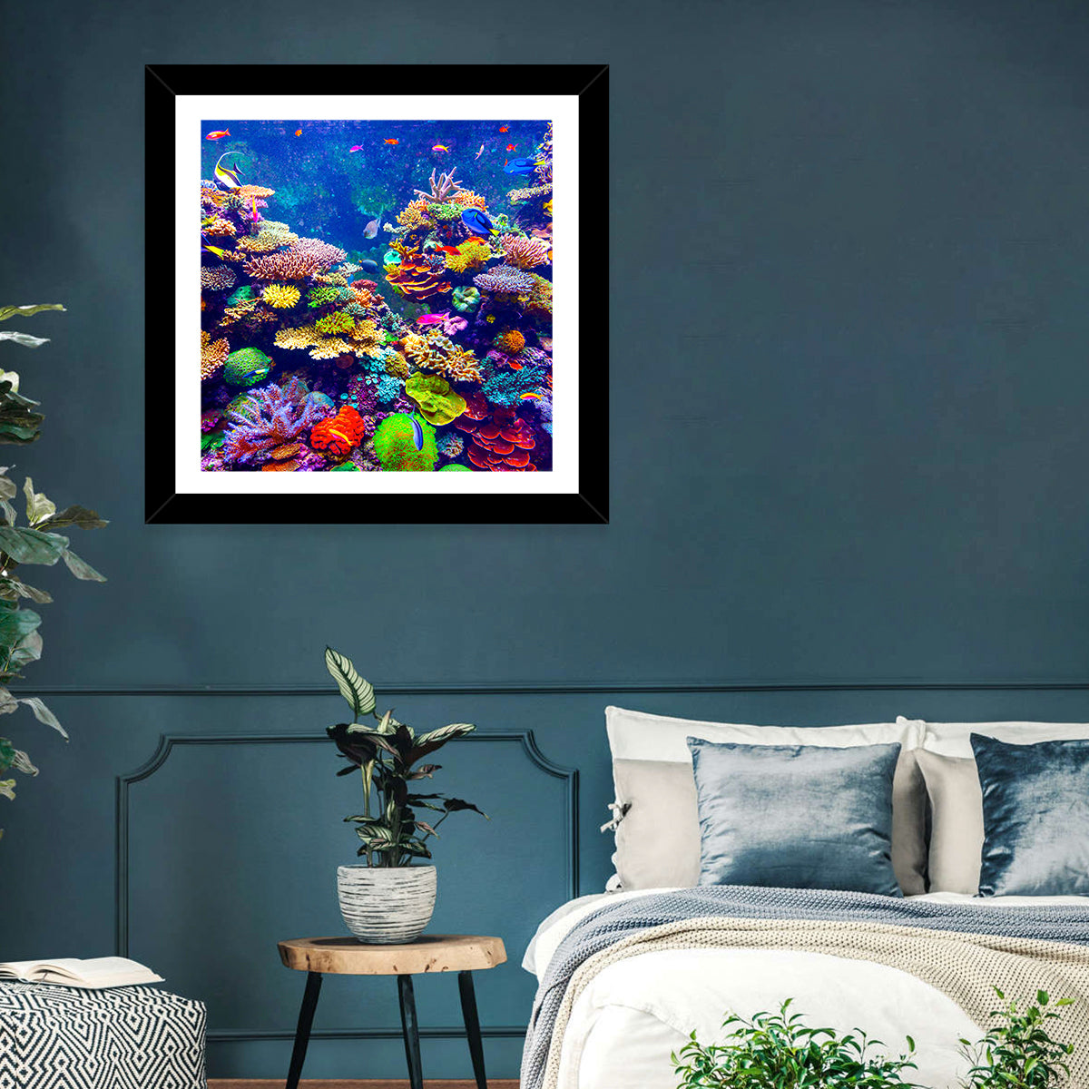 Tropical Coral Reef Aquarium Wall Art