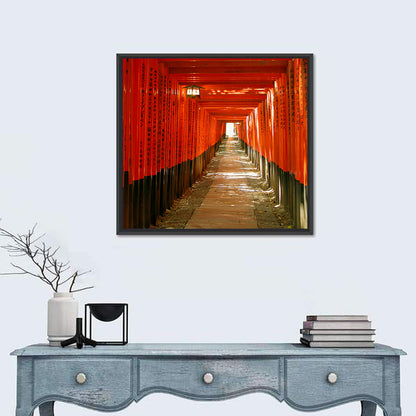 Fushimi Inari Torii Tunnel Wall Art
