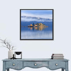 Misty Wanaka Island Reflection Wall Art