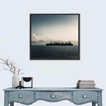 Lng Tanker at Sea Wall Art