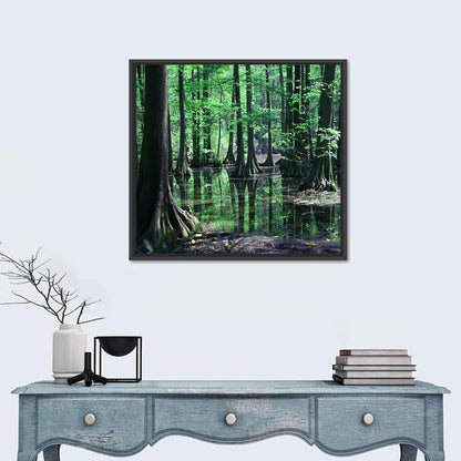 Congaree Swamp Reflection Wall Art