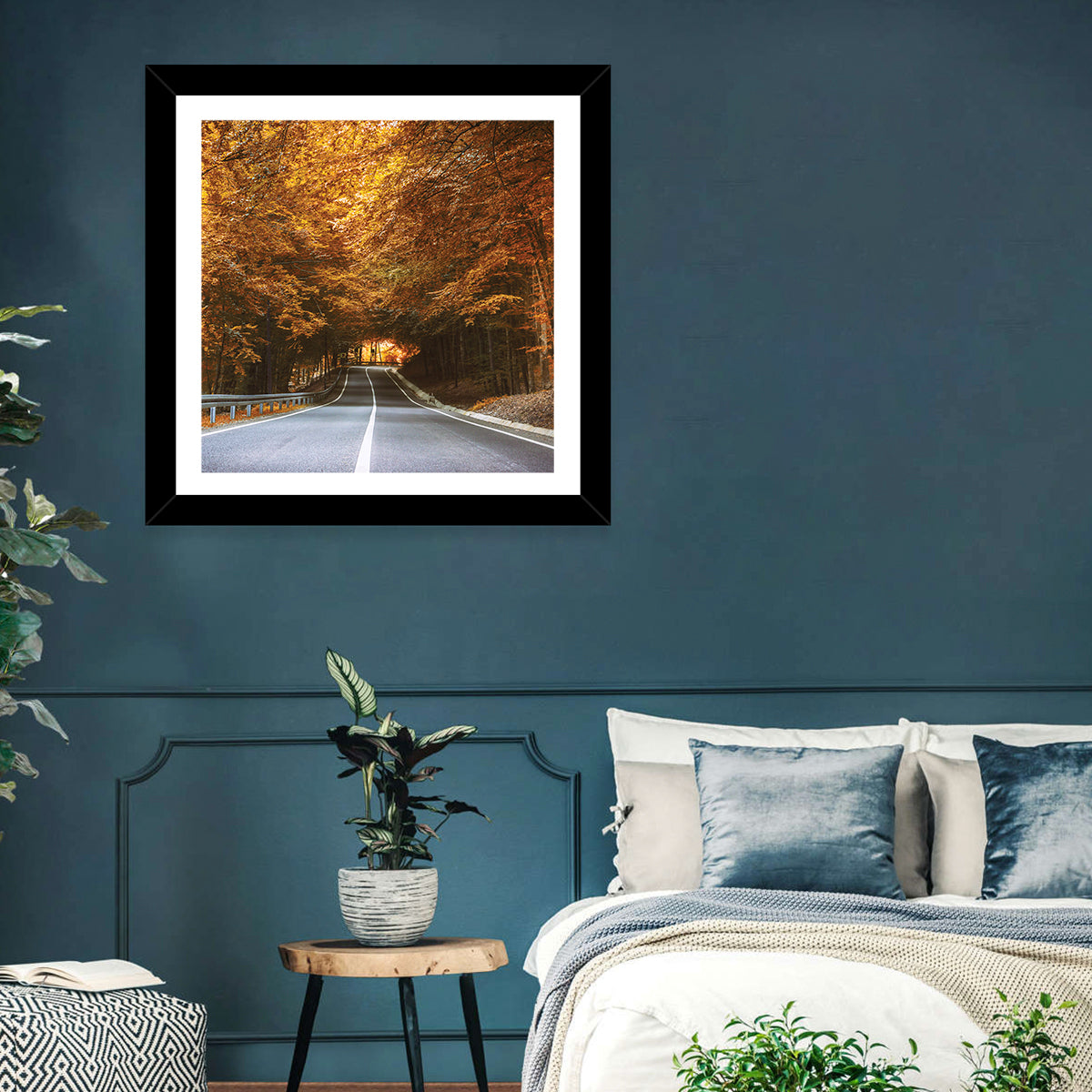 Autumn Forest Road with Canopy Wall Art