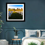 Kentucky Horse Farm at Golden Hour Wall Art