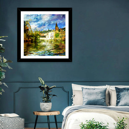 Dijver Canal, Bruges Wall Art