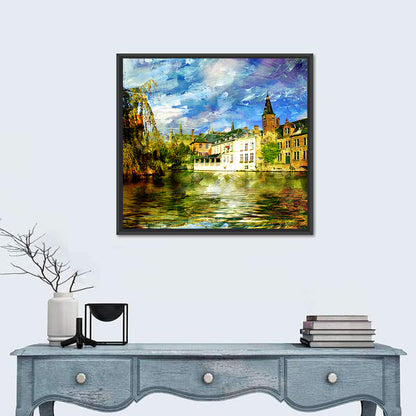 Dijver Canal, Bruges Wall Art