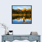 Sunrise Fishing at Sprague Lake Wall Art