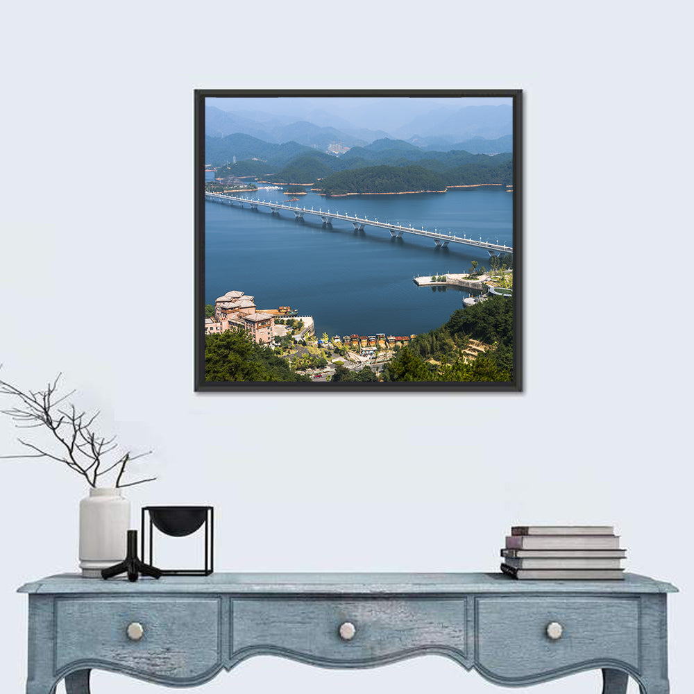 Qiandao Lake Bridge View Wall Art