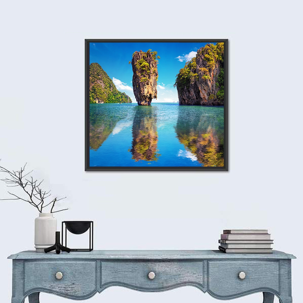 Ko Tapu Limestone Stack, Phang Nga Wall Art