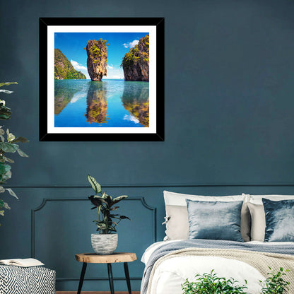Ko Tapu Limestone Stack, Phang Nga Wall Art