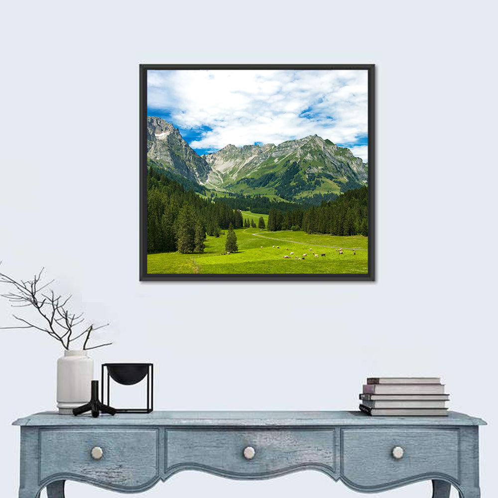 Arnibach Valley Summer Meadow Wall Art