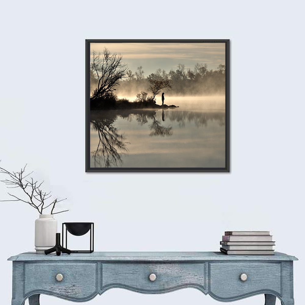 Centennial Lake Mist Wall Art