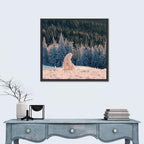 Carpathian Forest at Golden Hour Wall Art