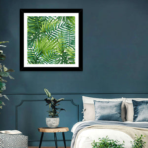 Palm Leaves Pattern II Wall Art