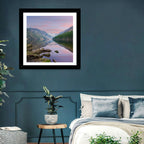 Glendalough Upper Lake at Dusk Wall Art