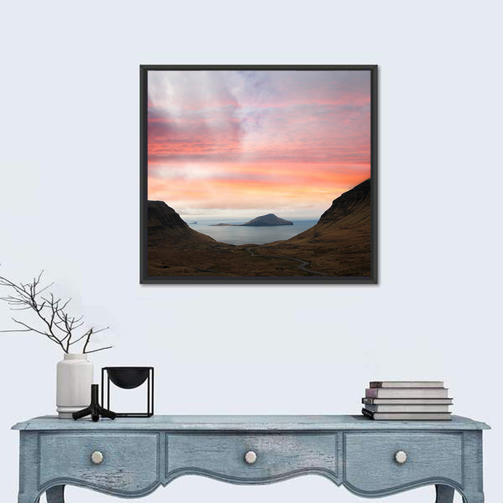 Klakkur Dusk Over Kalsoy Wall Art
