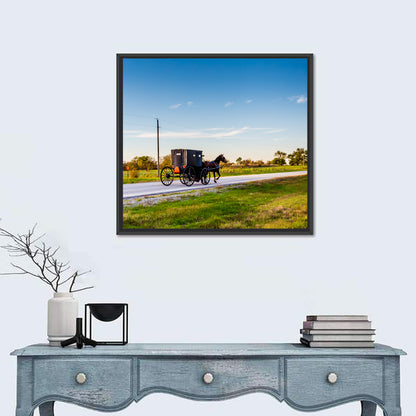 Amish Horse and Buggy, Oklahoma Wall Art