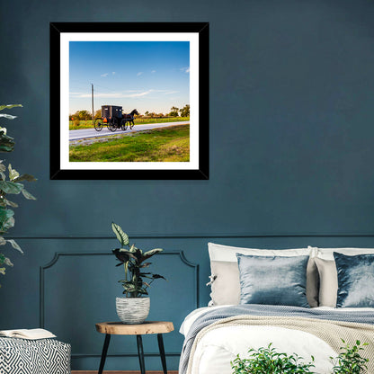 Amish Horse and Buggy, Oklahoma Wall Art