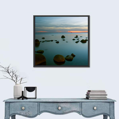 Baltic Sea at Twilight Wall Art