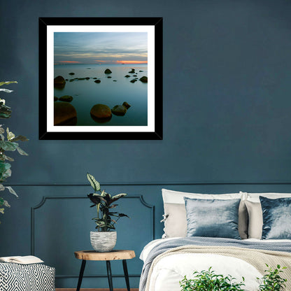 Baltic Sea at Twilight Wall Art