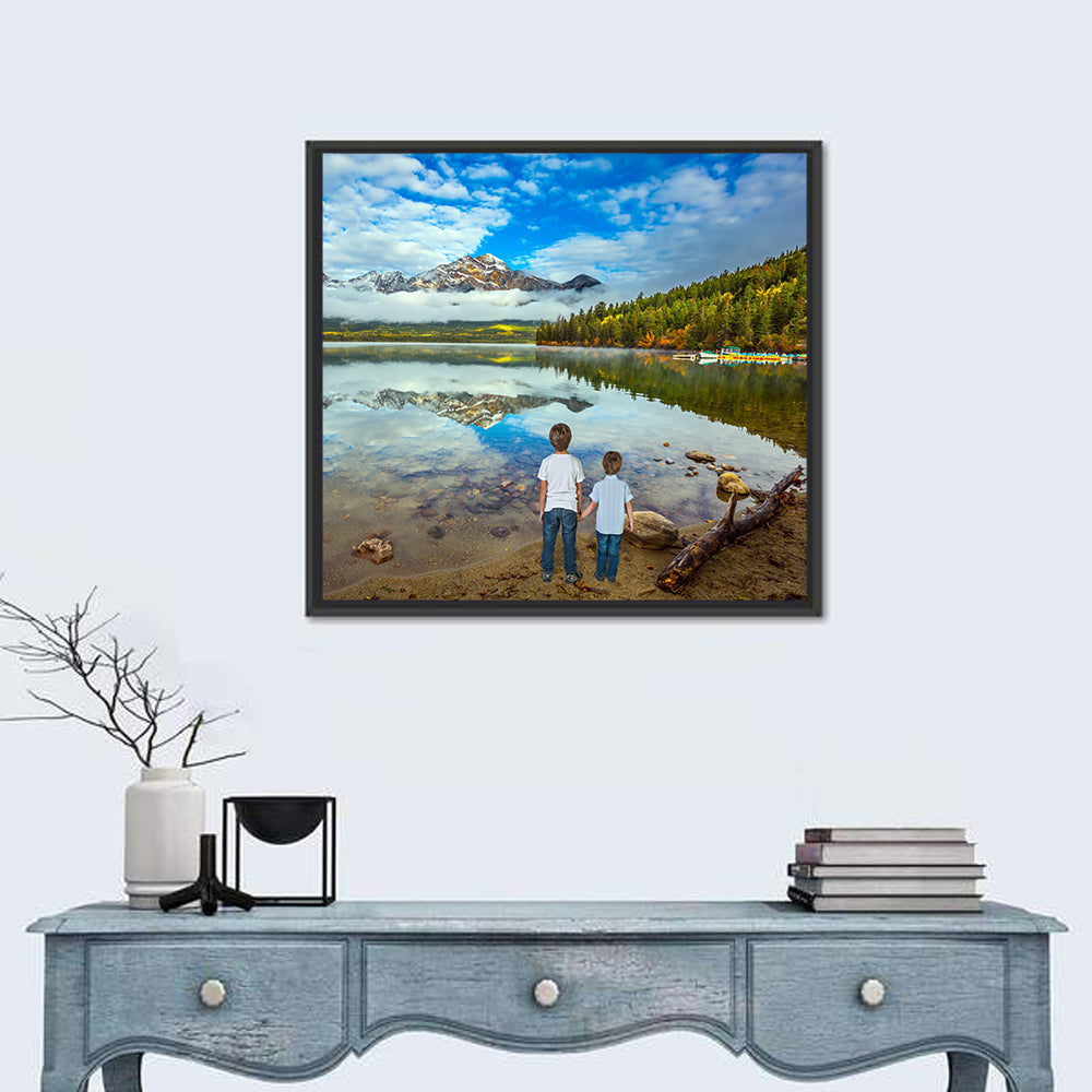 Pyramid Lake Reflection Wall Art