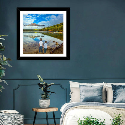 Pyramid Lake Reflection Wall Art