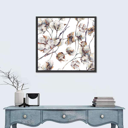 Cotton Flowers Wall Art