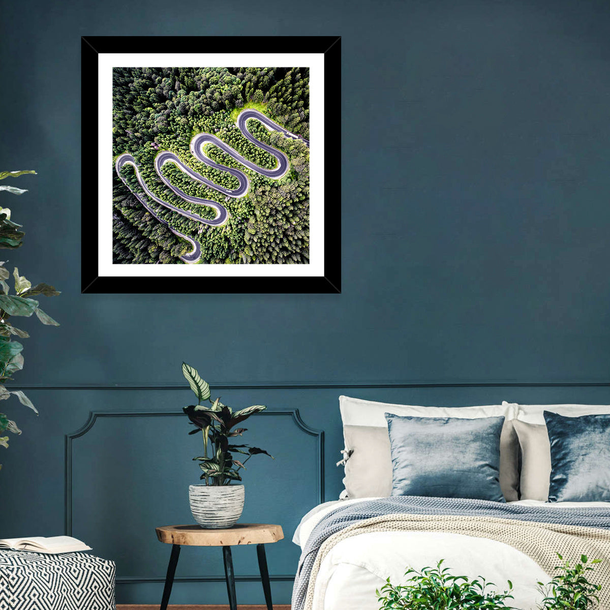 Serpentine Mountain Road Wall Art