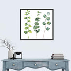 Watercolor Eucalyptus Stems Wall Art