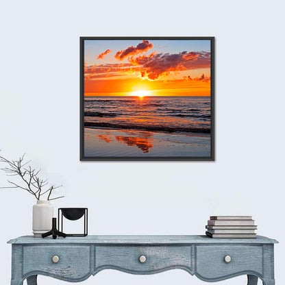 Sunset Over the Baltic Wall Art