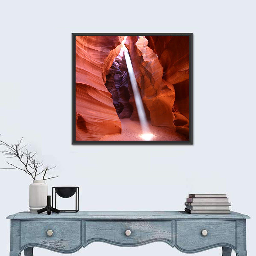 Antelope Canyon Light Beam Wall Art