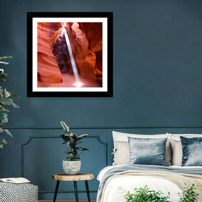 Antelope Canyon Light Beam Wall Art