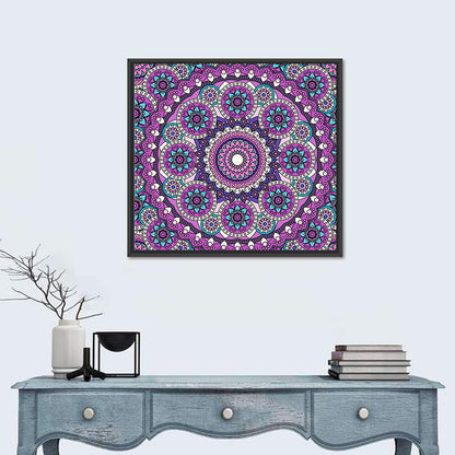 Seamless Circular Mandala Wall Art