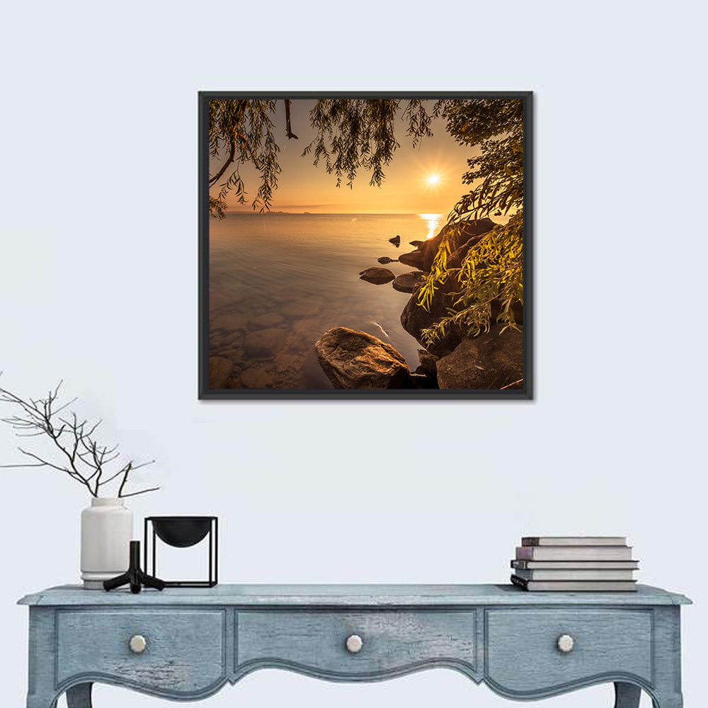 Simcoe Lake Golden Hour Wall Art