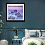 Dead Sea Salt Rocks at Dawn Wall Art