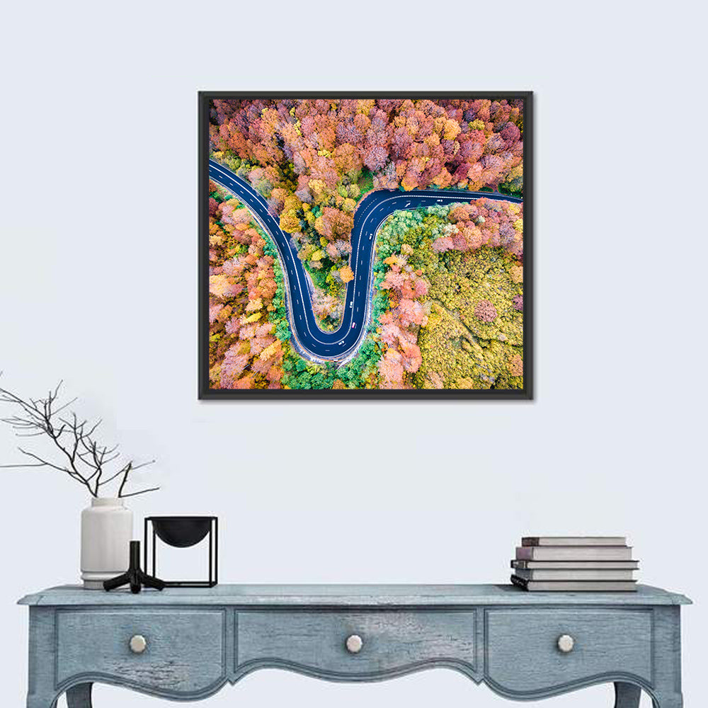 Winding Forest Road Wall Art