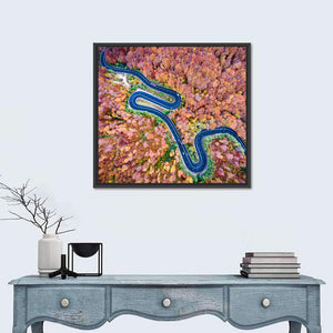 Winding Autumn Road Wall Art