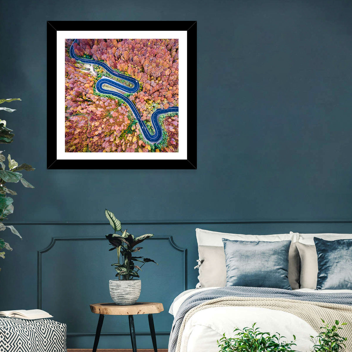 Serpentine Autumn Road Wall Art