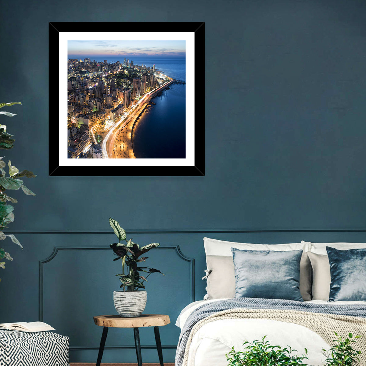 Beirut Corniche at Dusk Wall Art