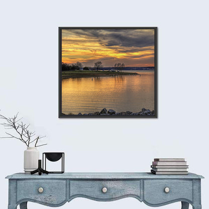 Lake Whitney Sunset Wall Art