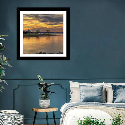 Lake Whitney Sunset Wall Art