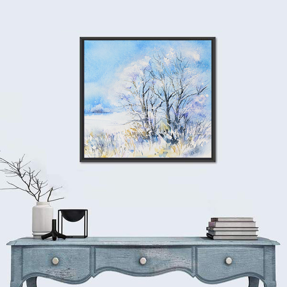 Watercolor Winter Concept Wall Art