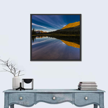 Rainbow Lake at Golden Hour Wall Art