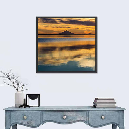 Mt Redoubt and Skilak Lake Wall Art