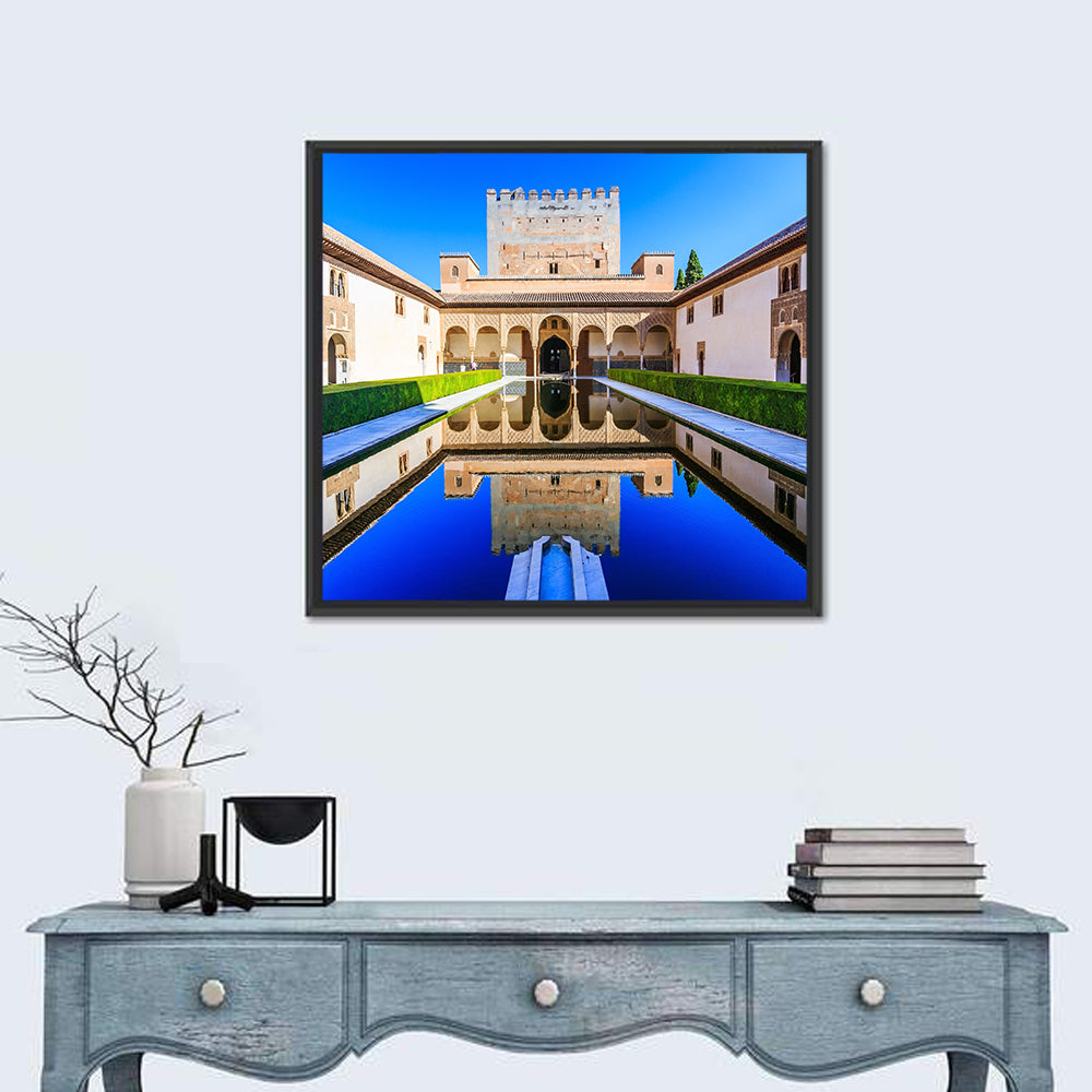 Court of the Myrtles, Alhambra Granada Wall Art