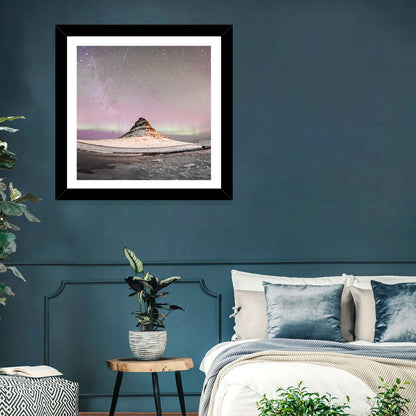 Aurora Over Kirkjufell Wall Art