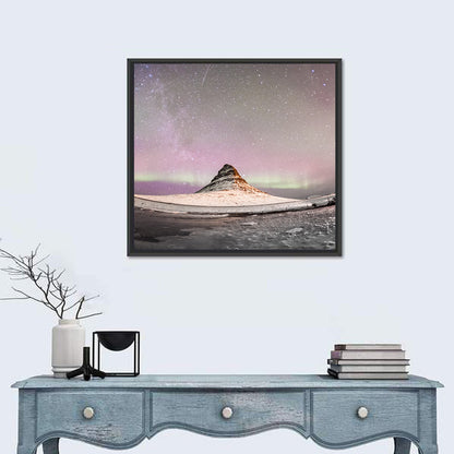 Aurora Over Kirkjufell Wall Art