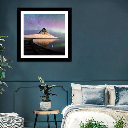Kirkjufell Under the Milky Way Wall Art