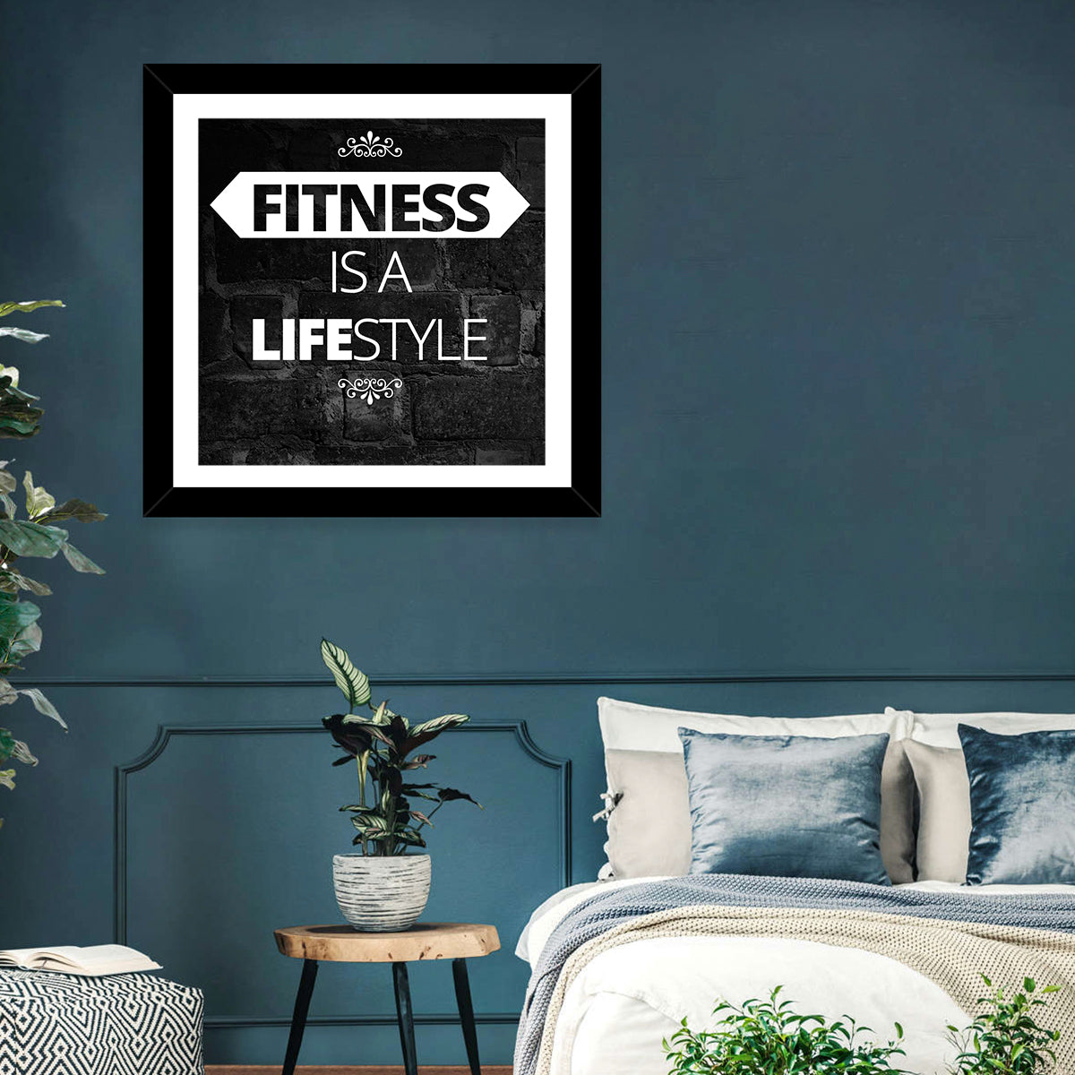 Fitness is a Lifestyle Wall Art